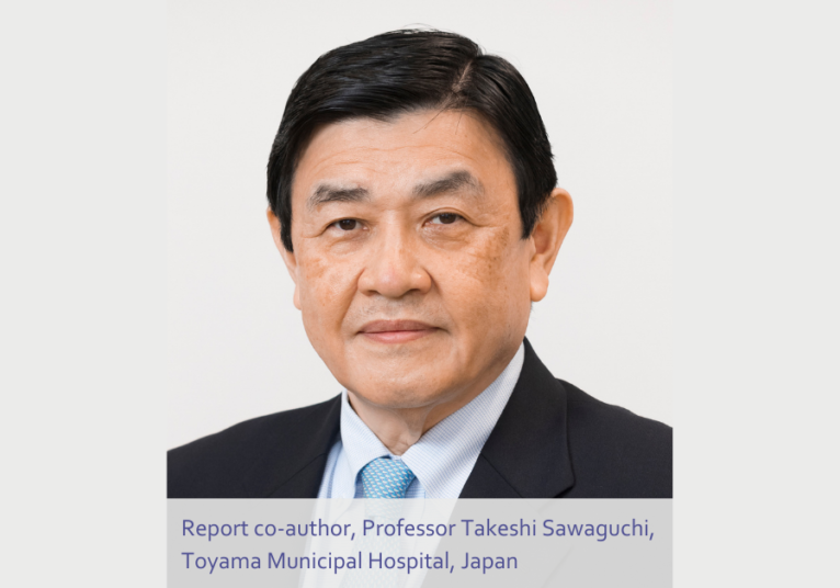 Co-author, Professor Takeshi Sawaguchi, Toyama Municipal Hospital, Japan